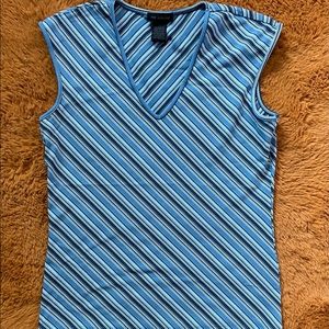 The Limited Blue Stripped Tank Top